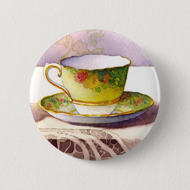 Bóton Redondo 5.08cm Teacup 0001 no botão do laço (Frente)