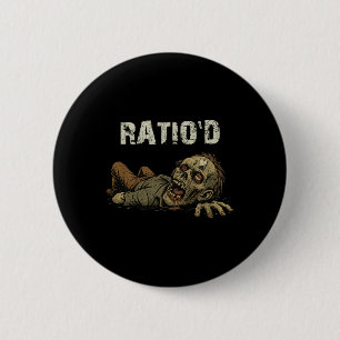 Bóton Redondo 5.08cm Teag Meme Engraçado Zumbi Npc Ratioado Gamer H