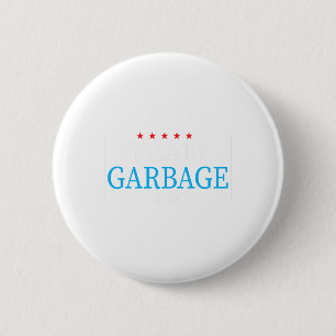 Bóton Redondo 5.08cm Team Garbage 2024 Trump Us Election
