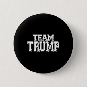 Bóton Redondo 5.08cm Team Trump Jersey Style Shirt W Trump 47 no dorso