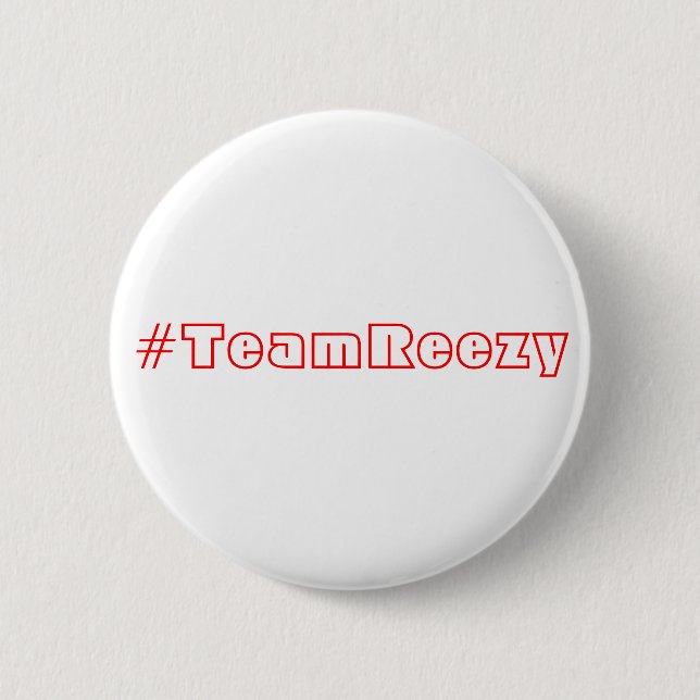 Bóton Redondo 5.08cm #TeamReezy (Frente)