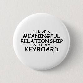 Bóton Redondo 5.08cm Teclado Relacionamento Significativo