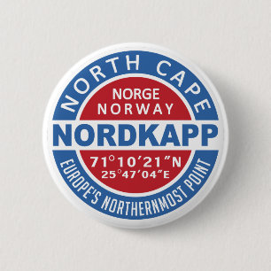 Bóton Redondo 5.08cm Teclas NORDKAPP Noruega