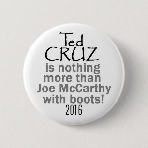 Bóton Redondo 5.08cm Ted Cruz 2016