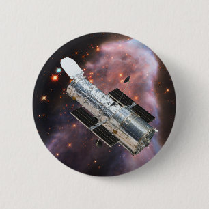 Bóton Redondo 5.08cm Telescópio espacial Hubble