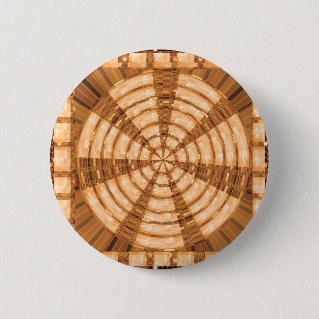 Bóton Redondo 5.08cm Templetes dourado adiciona o JPG das citações do (Frente)