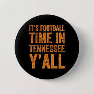 Bóton Redondo 5.08cm Tennessee Futebol é hora de futebol no Tennessee