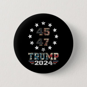 Bóton Redondo 5.08cm Tentativa de Inflação Trump Trump 2025 Você Errou