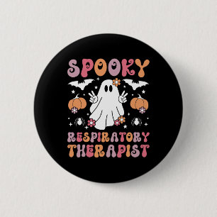 Bóton Redondo 5.08cm Terapêutica Respiratória Spooky Halloween Respirat