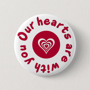 Bóton Redondo 5.08cm Terremoto de Japão e camisa do alivio do tsunami