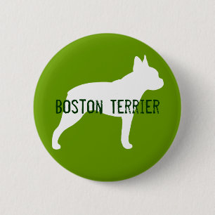 Bóton Redondo 5.08cm Terrier de Boston