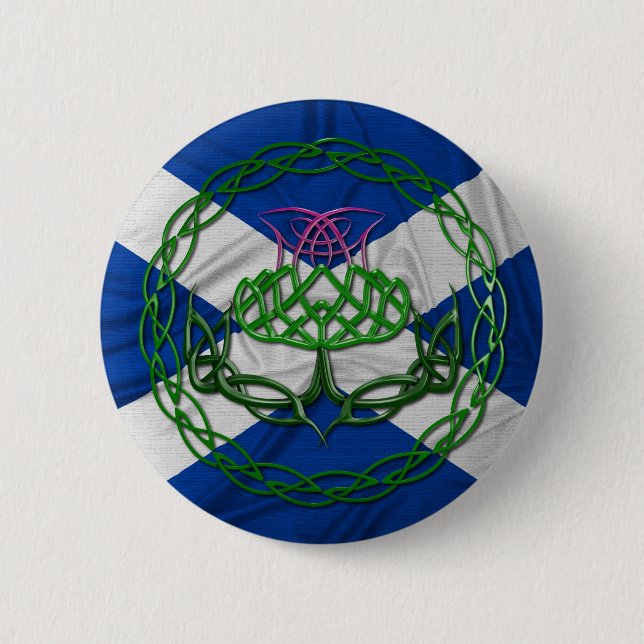 Bóton Redondo 5.08cm Testemunho Celta E Bandeira (Frente)