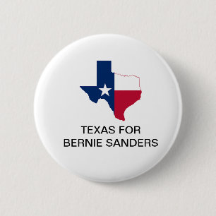 Bóton Redondo 5.08cm TEXAS para Bernie Sanders 2020 Botão