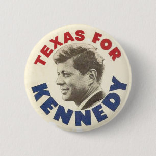 Bóton Redondo 5.08cm Texas para o botão do humor preto de Kennedy
