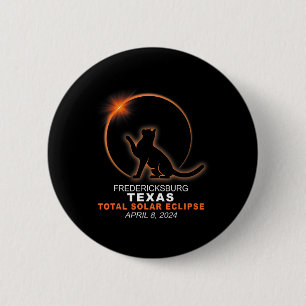 Bóton Redondo 5.08cm Texas Total Solar Eclipse 2024
