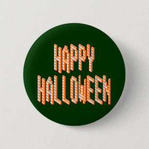 Bóton Redondo 5.08cm Texto Blox Halloween