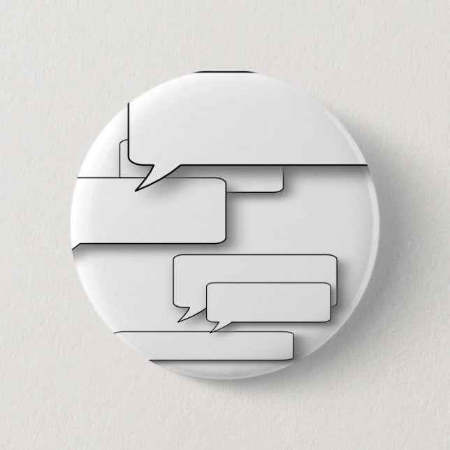 Bóton Redondo 5.08cm Texto de DIY - diálogo feito sob encomenda da (Frente)