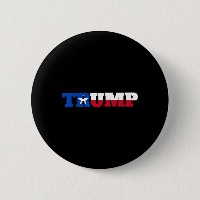 Bóton Redondo 5.08cm Textos Trump Para Trump (Frente)