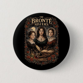 Bóton Redondo 5.08cm The Brontë Sisters