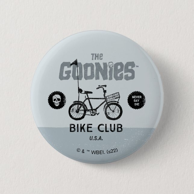 Bóton Redondo 5.08cm The Goonies Bike Club U.A. (Frente)