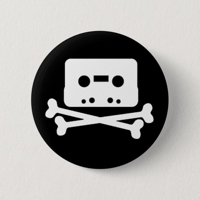 Bóton Redondo 5.08cm The pirate bay Button (Frente)