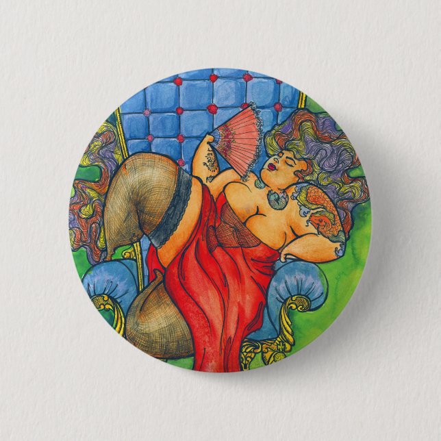 Bóton Redondo 5.08cm The Queen (Frente)