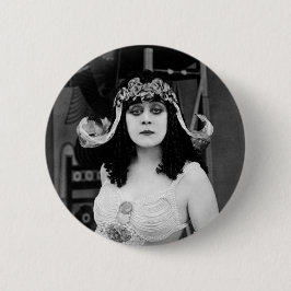Bóton Redondo 5.08cm Theda Bara as Cleopatra Button