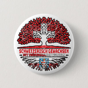 Bóton Redondo 5.08cm Thüringen Thüringisch Schweizer Schweiz Baum