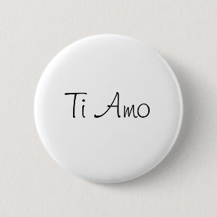 Bóton Redondo 5.08cm Ti Amo-Te