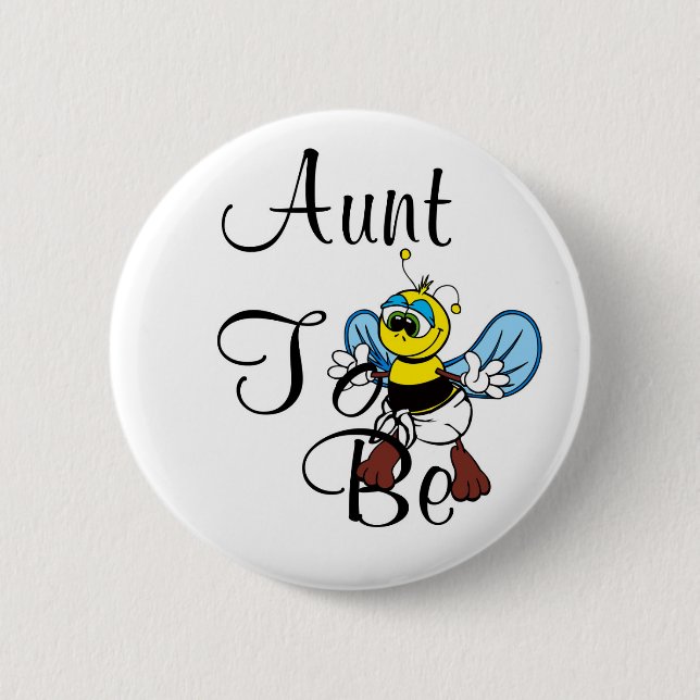 Bóton Redondo 5.08cm Tia Jogada À Abelha (Frente)