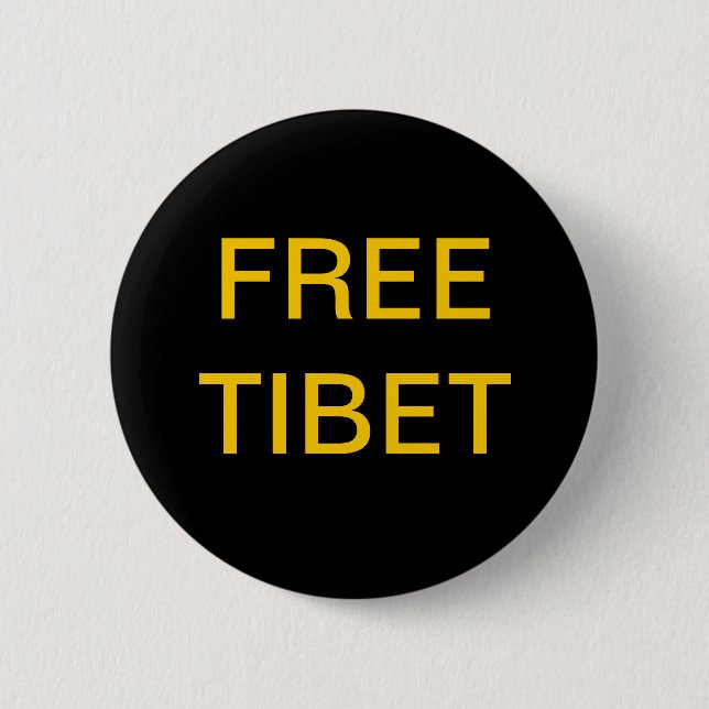 BÓTON REDONDO 5.08CM TIBET LIVRE (Frente)