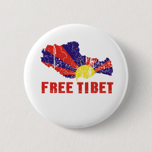 BÓTON REDONDO 5.08CM TIBET LIVRE/LIBERDADE TIBETANA