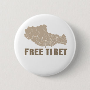 BÓTON REDONDO 5.08CM TIBET LIVRE/LIBERDADE TIBETANA
