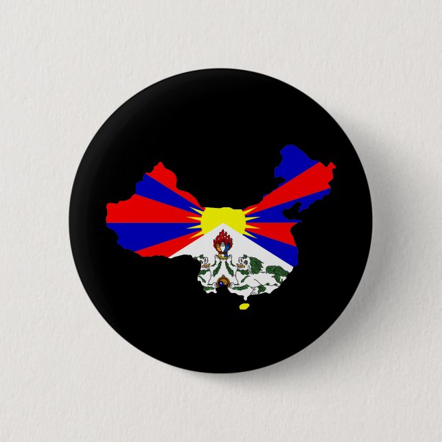 Bóton Redondo 5.08cm Tibetano China (Frente)