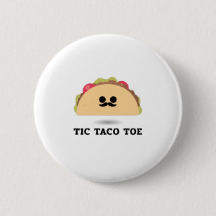 Bóton Redondo 5.08cm Tic Taco Toe