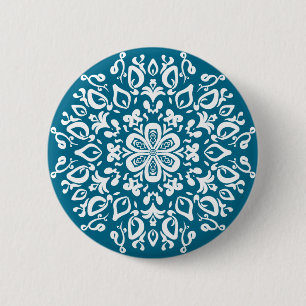 Bóton Redondo 5.08cm Tidepool Mandala