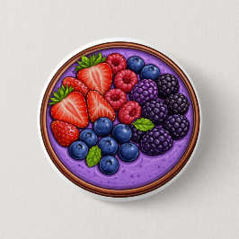 Bóton Redondo 5.08cm Tigela de Smoothie