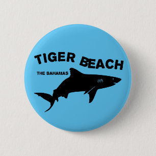 Bóton Redondo 5.08cm Tiger Beach - Bahamas Mergulho Com Tubarões