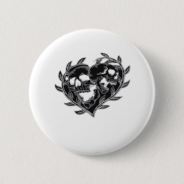 Bóton Redondo 5.08cm Til Death Do Us Classic (Frente)