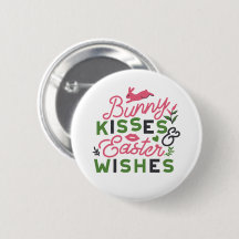 Tipografia de Páscoas animada - Bunny Kisses