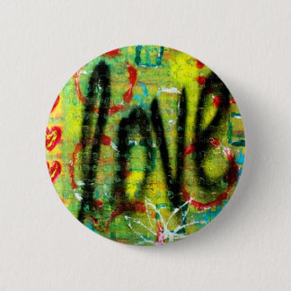 Bóton Redondo 5.08cm Todo começa com botão do amor