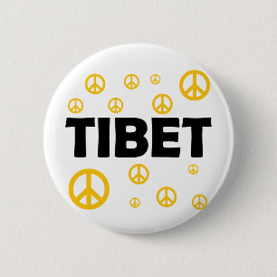 Bóton Redondo 5.08cm Todos ama Tibet