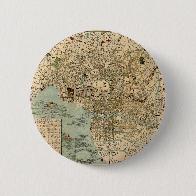 Bóton Redondo 5.08cm tokyo1854 (Frente)