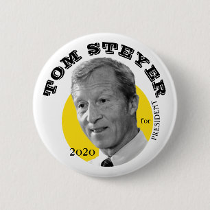 Bóton Redondo 5.08cm Tom Steyer para o presidente