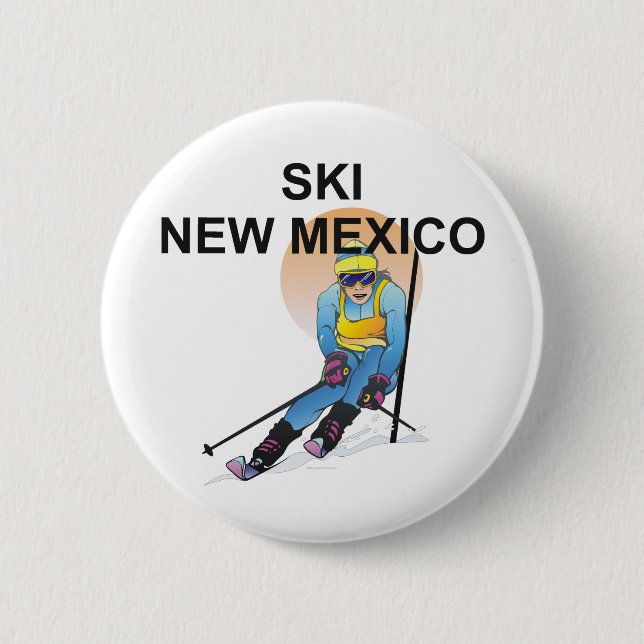 Bóton Redondo 5.08cm Top Ski Novo México (Frente)