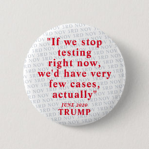 Bóton Redondo 5.08cm Tópico ao testar antitrump