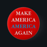 BÓTON REDONDO 5.08CM "TORNE A AMÉRICA AMERICA NOVAMENTE"<br><div class="desc">Tecla "MAKE AMERICA NOVAMENTE"</div>