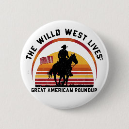 Bóton Redondo 5.08cm Torne a américa maior novamente