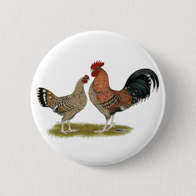 Bóton Redondo 5.08cm Tournaisis Bantams (Frente)