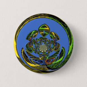 Bóton Redondo 5.08cm Tradicional Apenas Azul